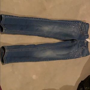 Justice Studded Jeans Size 8